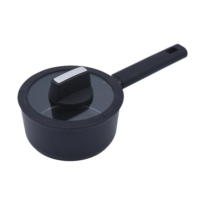 Casseruola in alluminio forgiato con ceramica nera