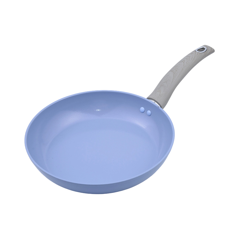 Set di pentole in alluminio forgiato con rivestimento in ceramica blu fresco