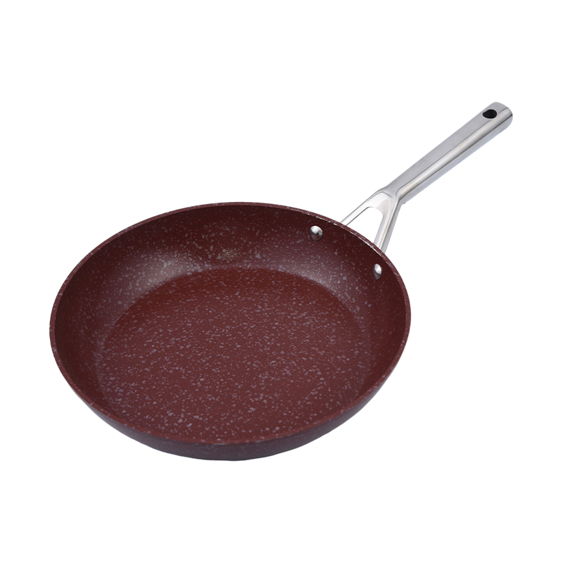 Padella in alluminio forgiato con manico in acciaio inox