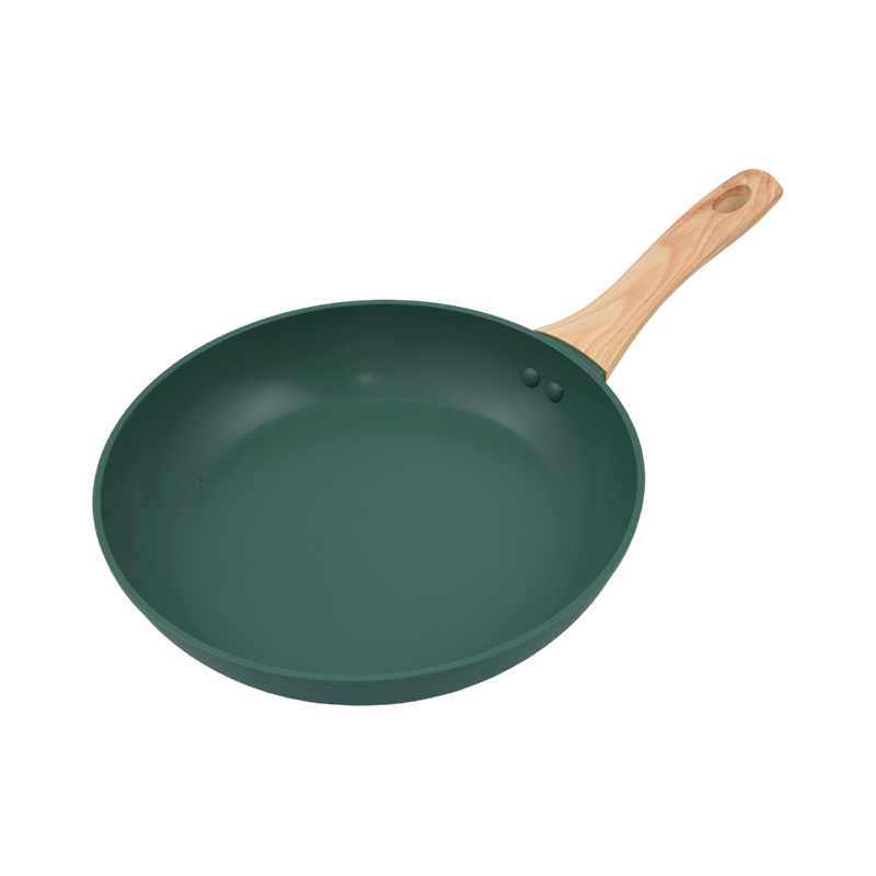 Set di pentole in alluminio forgiato con rivestimento antiaderente verde foresta