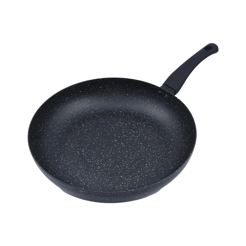 Padella in alluminio pressato marmo nero