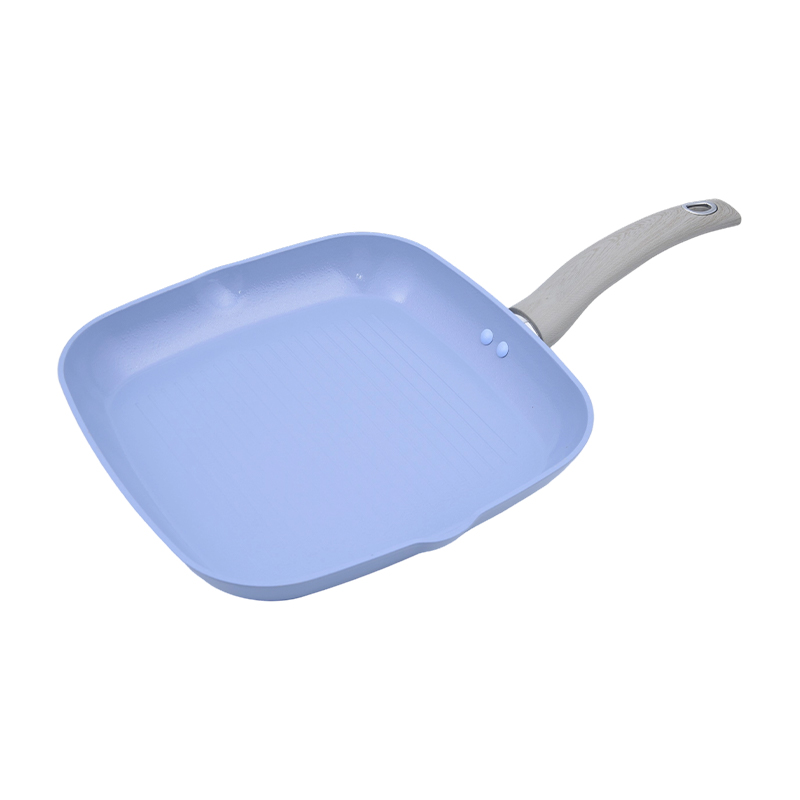 Griglia in alluminio forgiato con rivestimento in ceramica blu